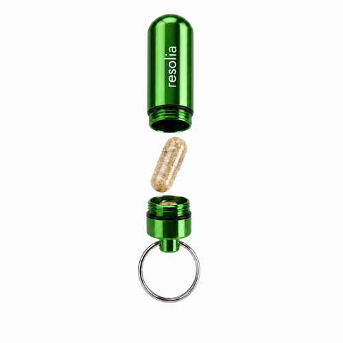 Resolia mini pill case keyring