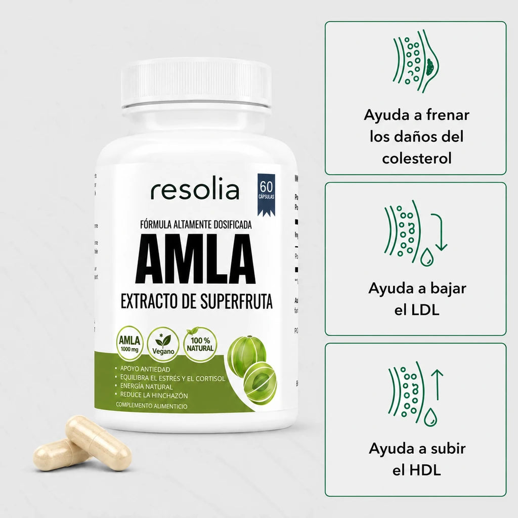 Cápsulas de Amla Superfruta